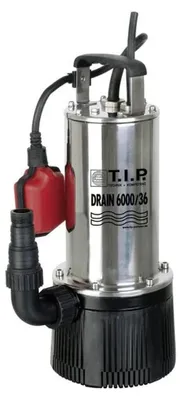 Tauchpumpe 6000/36, 950 W, 6000 l/h, 34 m, Edelstahl