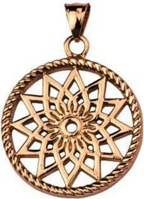 Produktbild von Anhänger - Edelstahl - Stern M - bronze