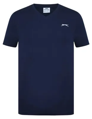 Produktbild von Slazenger - T-Shirt für Herren, Baumwolle GT22231 (XXL) (Marine)