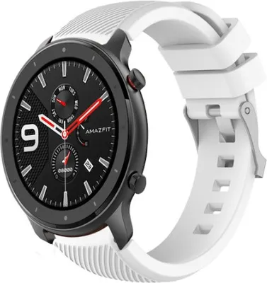 Produktbild von Strap-it Xiaomi Amazfit GTR Armband Silikon (Weiß)