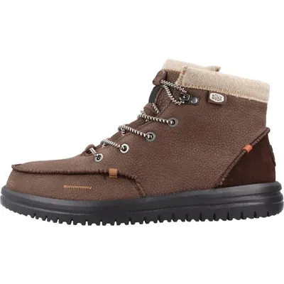 Produktbild von Hey Dude Bradley Boot Leather - Mens Shoes - Brown - Size EU 43