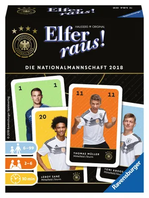 Produktbild von Elfer raus! Die Nationalmannschaft 2018 (Kinderspiel)