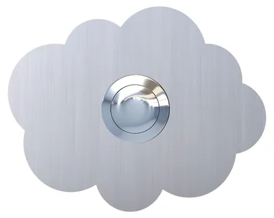 Produktbild von Türklingel Wolke in Edelstahl