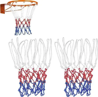 Produktbild von Basketballnetz 3er Set - Wetterfest