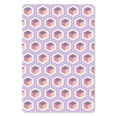 Produktbild von MuchoWow® Mauspad Mousepad Würfel - Muster 40x60 cm - Mousepads - Maus Mat - Pad - Mausunterlage - Schreibtisch Accesoire
