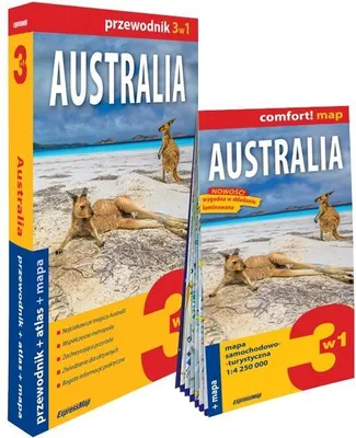 Zdjęcie produktu dla Australia 3w1 przewodnik + atlas + mapa