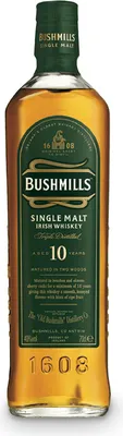 Produktbild von Bushmills 10 Jahre Single Malt Irish Whiskey | 40 % vol | 0,7 l