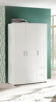 Produktbild von Schrank Kinderkleiderschrank Kinderzimmer Kleiderschrank "Christian I" Weiß