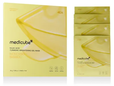 Produktbild von Medicube Kojic Acid Turmeric Brightening Gel Mask 4 x 28 g