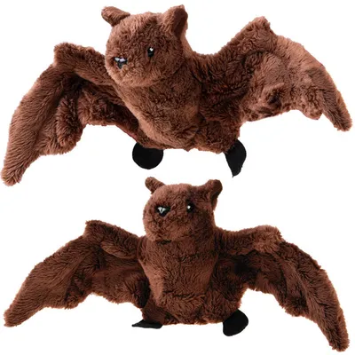 Immagine prodotto di Mascotte Peluche pipistrello marrone 30 cm 13964
