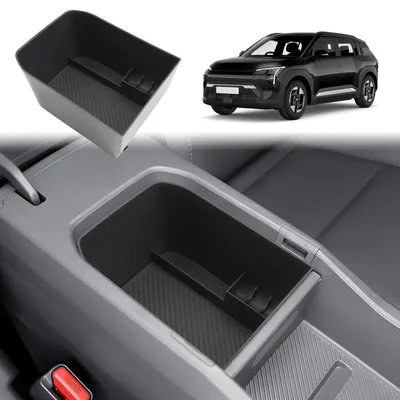 Productafbeelding van Opbergbox voor de middenconsole van de Kia EV3 GT Line (2024-2027), organizer met antislipmatten