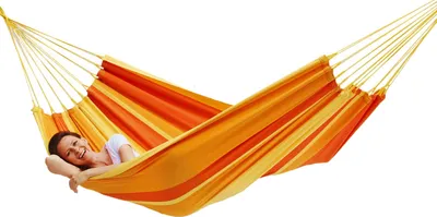 Produktbild von Single Hängematte Sonne L BAHIA - fair trade Tuchhängematte