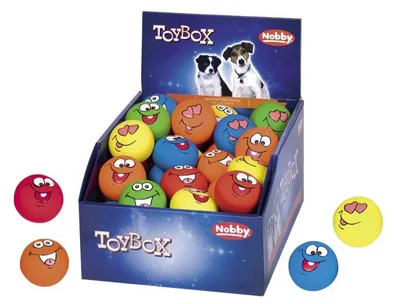 Produktbild von Nobby Latex "Crazy Faces" sortiert; 60er Display, 5,5 cm