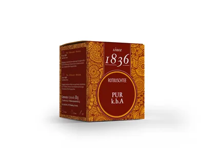 Produktbild von - Rotbuschtee, pur k.b.A. DE-ÖKO-006 50 Pyramidenbeutel im Sachet à 3,5 g