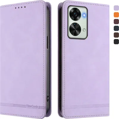 Obrázek produktu pro Pouzdro pro OnePlus Nord 2T, retroPolyuretankožené flip pouzdro s stojánkem a přihrádkami na karty Fialový