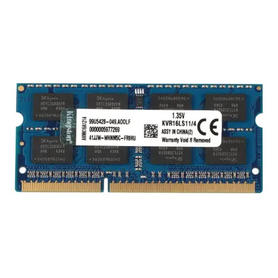 Obrázok produktu pre Kingston 1x 4Gb Notebook DDR3L Memory 1600 Mhz KCP3L16SS8/4 So-Dimm 204Pin RAM