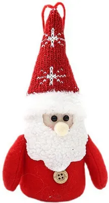 Produktbild von Weihnachtswichtel-Hängeornamente mit Lichtern, handgefertigte Schneemann-Figur, hängende Heimdekoration für Regal, Tisch, Kamin, Weihnachtsbaum