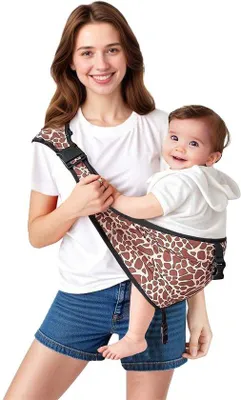 Obrázek produktu pro Uniqoos® Ergonomická, prodyšná nosítko pro děti od 0 do 36 měsíců – ultralehká, váží pouze 200 g, poloha "M" pro nožičky, extra široké ramenní popruhy, kompaktní skládání, bezpečnostní zapínání