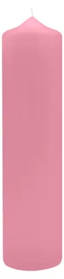 Produktbild von Spitzkopf Stumpen Kerzen Altrosa 30 x Ø 6 cm, 6 Stück