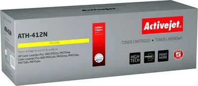 Image de Activejet ATH-412N Toner (replacement for HP 305A CE412A; Supreme; 2600 pages; yellow)