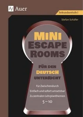 Produktbild von Mini-Escape Rooms für den Deutschunterricht