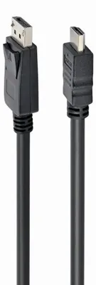 Immagine prodotto di Gembird CC-DP-HDMI-3M gembird Display port zu HDMI Kabel, 3m
