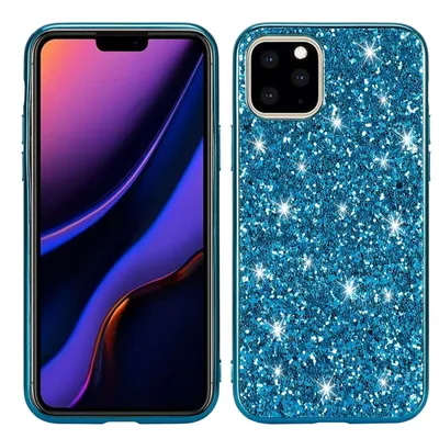 Produktbild von König Design Hülle kompatibel mit Apple iPhone 11 Pro Kunststoff Soft Handyhülle - Handy Case Blau
