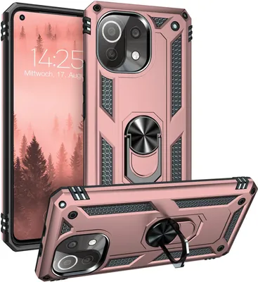 Produktbild von Armor Outdoor Handyhülle für Xiaomi Mi 11 Lite / 11 Lite 5G Handy Panzer Case Cover Schutzhülle Farbe: Rosegold
