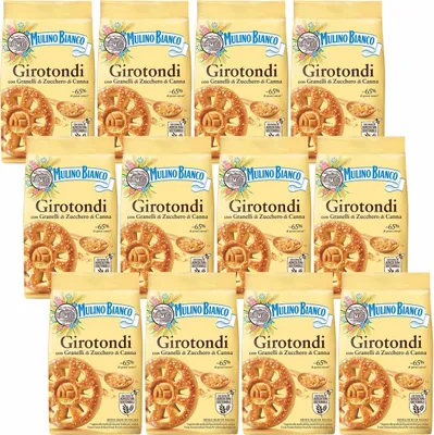 Produktbild von MULINO BIANCO Girotondi - Mürbeteigkekse mit Zucker 350g x 12 Pakete
