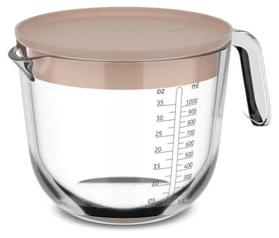 Immagine prodotto di Mepal Chef it Messbecher glas messbecher chef it 1000 ml mit deckel - chalk  200 x 146 x 129 102311031500