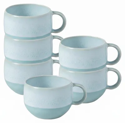 Produktbild von like. by Villeroy & Boch Perlemor Aqua Espressotasse 60 ml 6er Set