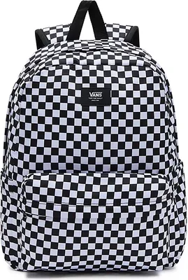 Obrázok produktu pre Čiernobiely kockovaný ruksak Vans Old Skool Check Backpack Black/White