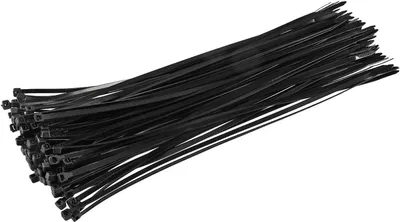 Produktbild von ChiliTec 20754 Kabelbinder 370mm x 4,8mm, schwarz 100er Pack, hohe Zugkraft, UV fest