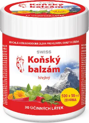Produktbild von SWISS Pferdesalbe wärmend 550ml massage gel für Gelenke, Muskeln und Rücken