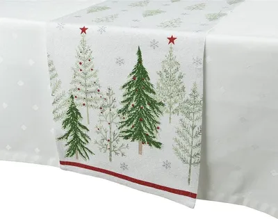 Produktbild von Weihnachtlicher Tischläufer aus Baumwolle 30 x 0,10 x 150 cm