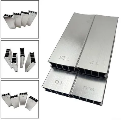 Productafbeelding van Aluminium schuurblok met handvat - dubbele radius - beschermt tegen krassen - duurzaam - fretsniveauerder