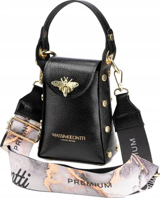 Obrázok produktu pre Massimo Contti Damen-Bikertasche Mit Bienenkette