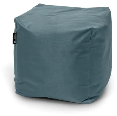 Produktbild von Sitzpouf für Outdoor, Fußhocker geeignet für Gaming-Sitzsäcke, wetterfest, Outdoor-Pouf (45x45x45cm, Anthrazit)