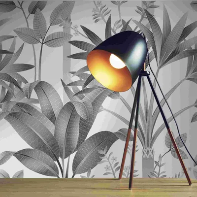 Produktbild von Architects Paper Arcade, Florale Tapete, grau, schwarz 391725