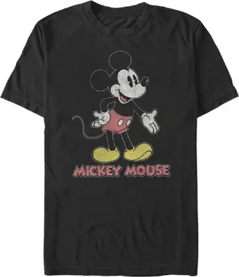 Produktbild von Disney Mickey Mouse Classic 1 T-Shirt grau meliert, Größe:XXL
