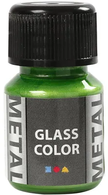 Imagen del producto de Colorante para vidrio, metalizado, verde, 35 ml