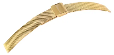 Produktbild von Edelstahl Meshband 8100099-120 goldfarben 12 mm Stegbreite