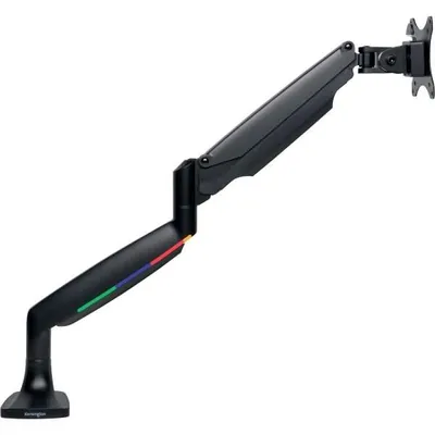 Produktbild von Kensington SmartFit One-Touch Height Adjustable Single Monitor Arm - Befestigungskit - einstellbarer Arm - für Monitor - Kunststoff, Aluminium, Stahl - Bildschirmgröße: 33-81.3 cm (13"-32") - Schreibtisch, C-Zwinge, Tülle, Tischmontage