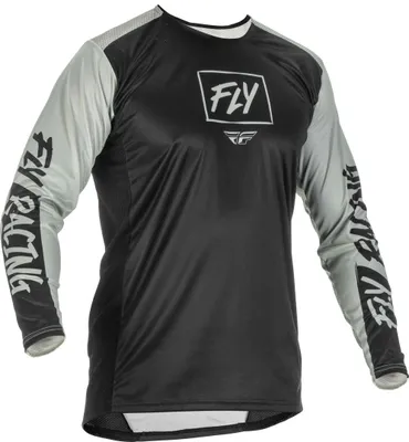 Zdjęcie produktu dla Koszulka motocrossowa Fly Racing Lite (czarna/szara, rozmiar L)