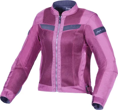Image de Veste textile moto Macna Velotura femme, rouge foncé, L
