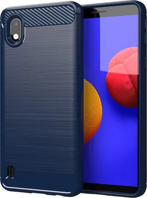 Produktbild von Cadorabo Hülle für Samsung Galaxy A10 / M10 in Blau Schutzhülle TPU Case Cover Etui Handyhülle
