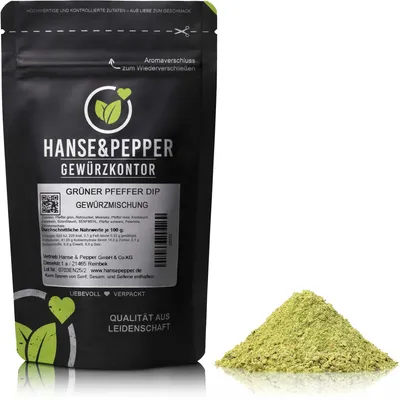 Produktbild von 250g Grüner Pfeffer Dip Gewürzmischung