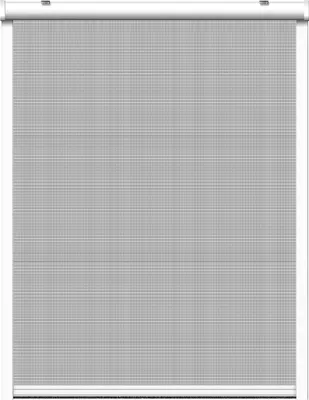 Image de Moustiquaire Enroulable Blanche, 130 X 160 Cm