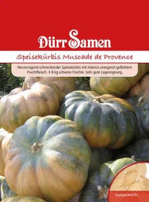 Produktbild von Speisekürbis Muscade de Provence | Speisekürbissamen von Dürr Samen