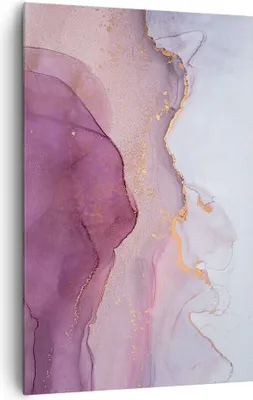 Produktbild von Bild auf Leinwand - Leinwandbild - Einteilig - Marmor Pink Violett - 80x120cm - Wand Bild - Wanddeko - Wandbilder - Leinwanddruck - Wanddekoration - Leinwand bilder - Wandbild - PA80x120-4668